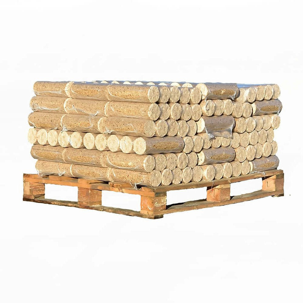 Briquettes de bois – demi-palette