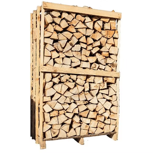 Bûches de bois séchées (Mélange de Hêtre, Chêne, 30 cm (2 stères, Humidité <10% )