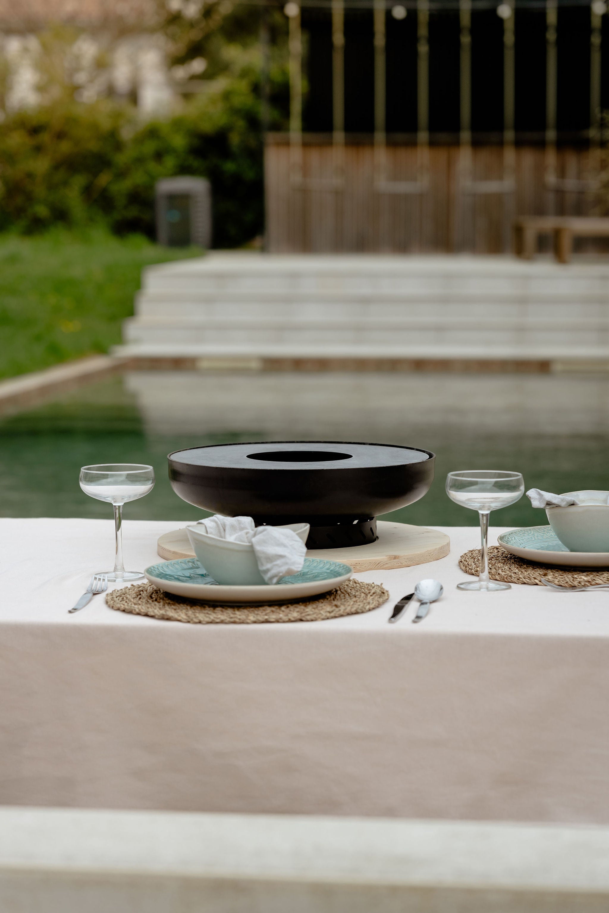 Brasero de table