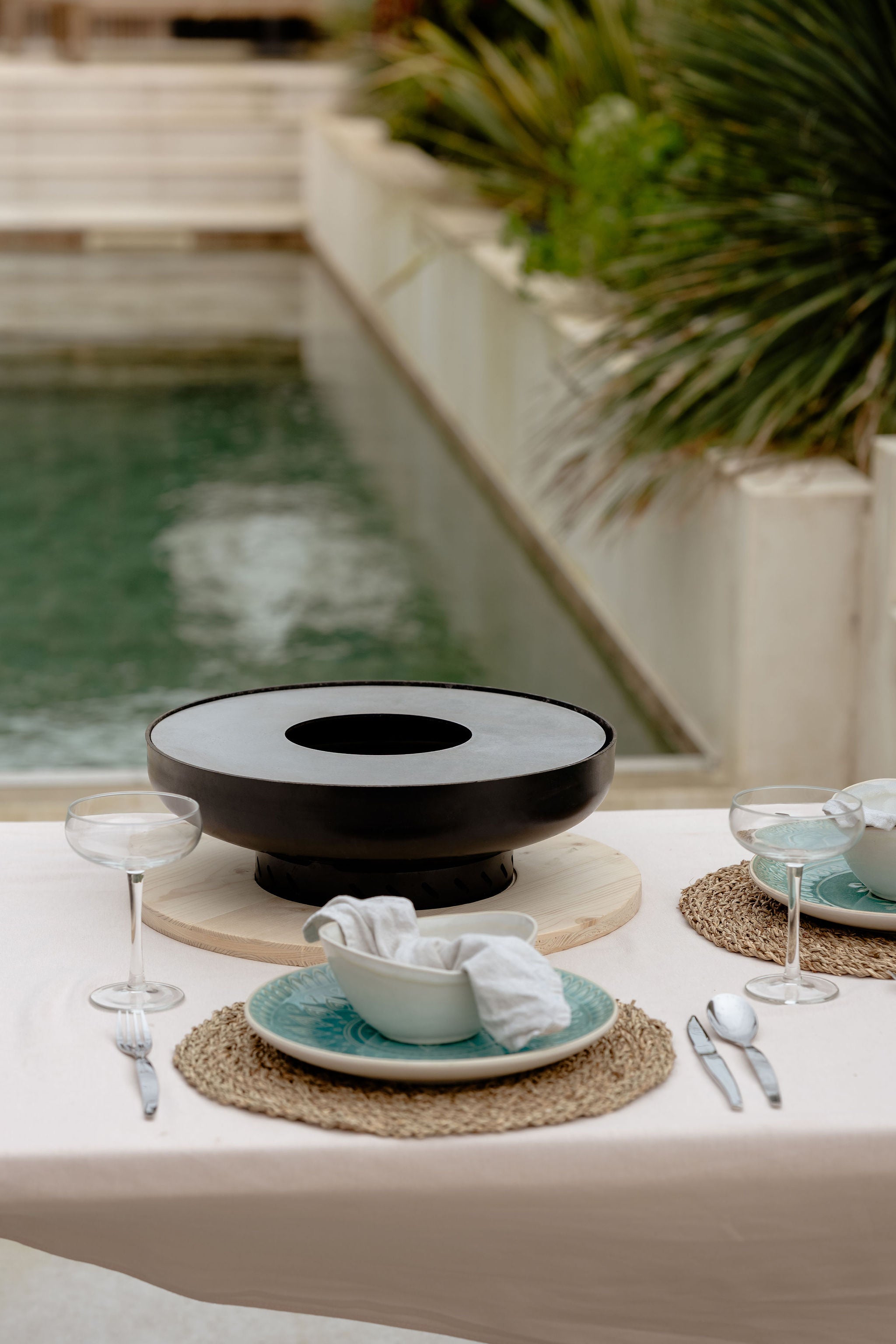 Brasero de table