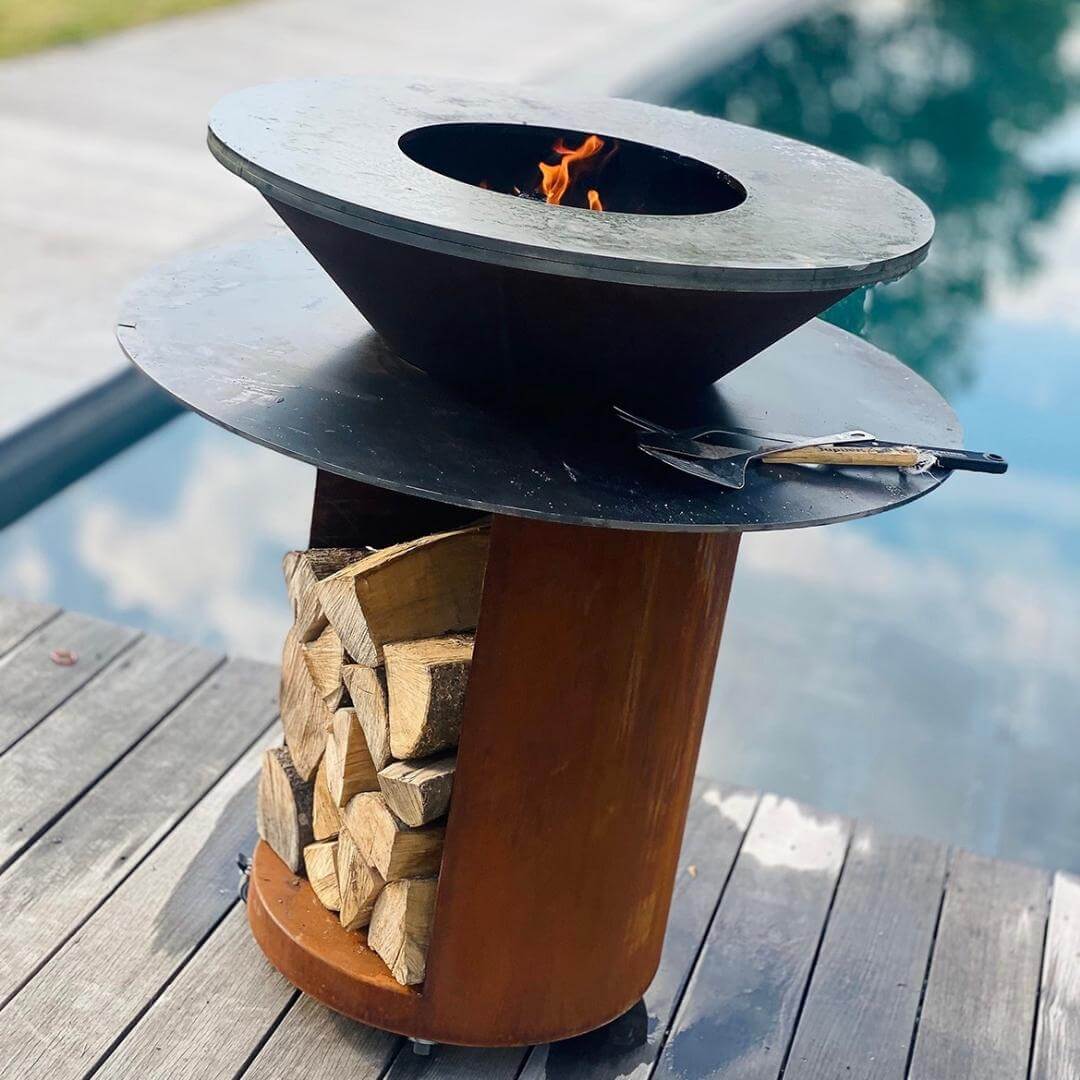 PLANCHA-BRASERO-BARBECUE : RONDO 825mm