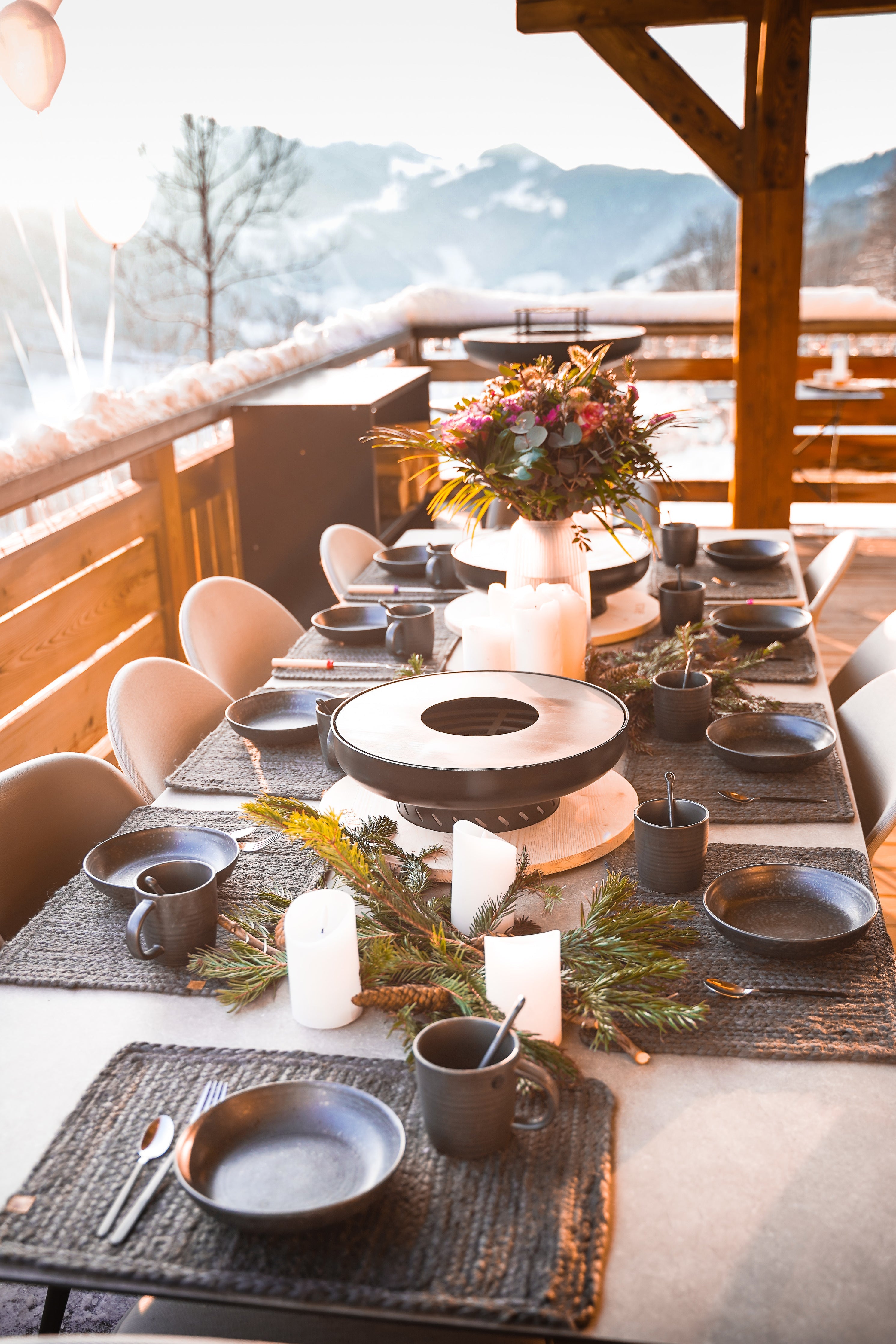 Brasero de table
