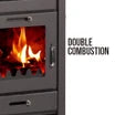 Poêle à bois avec four - BELLEZA DELUXE F - 11kW