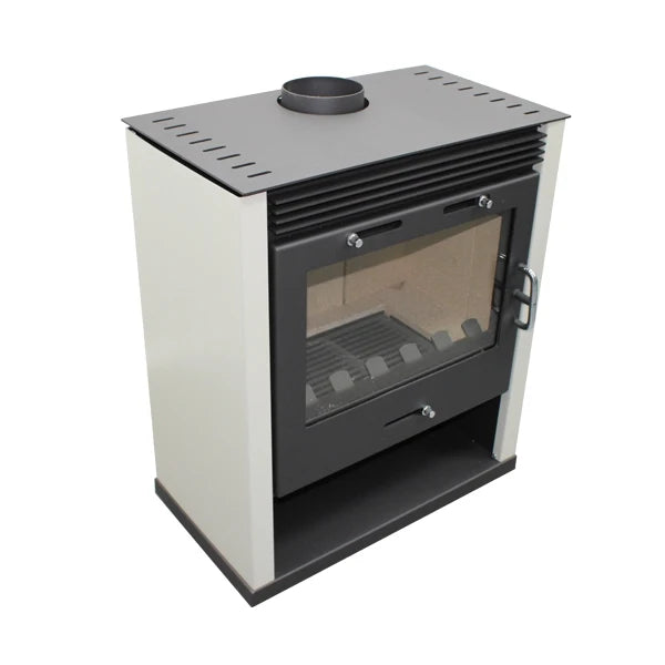 Poêle à bois - BELLEZA RUBIN Ivoire - 13kW