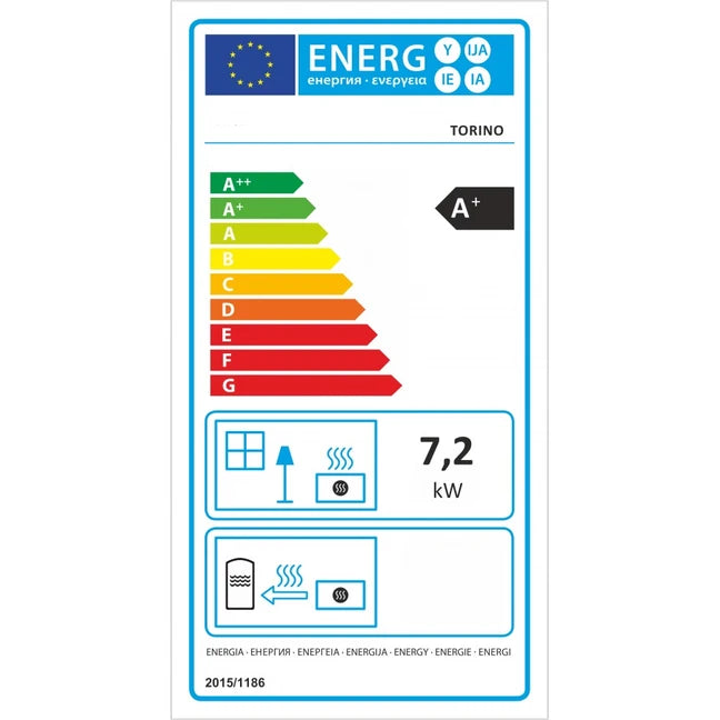 Poêle à bois - BELLEZA TORINO - 7.2kW