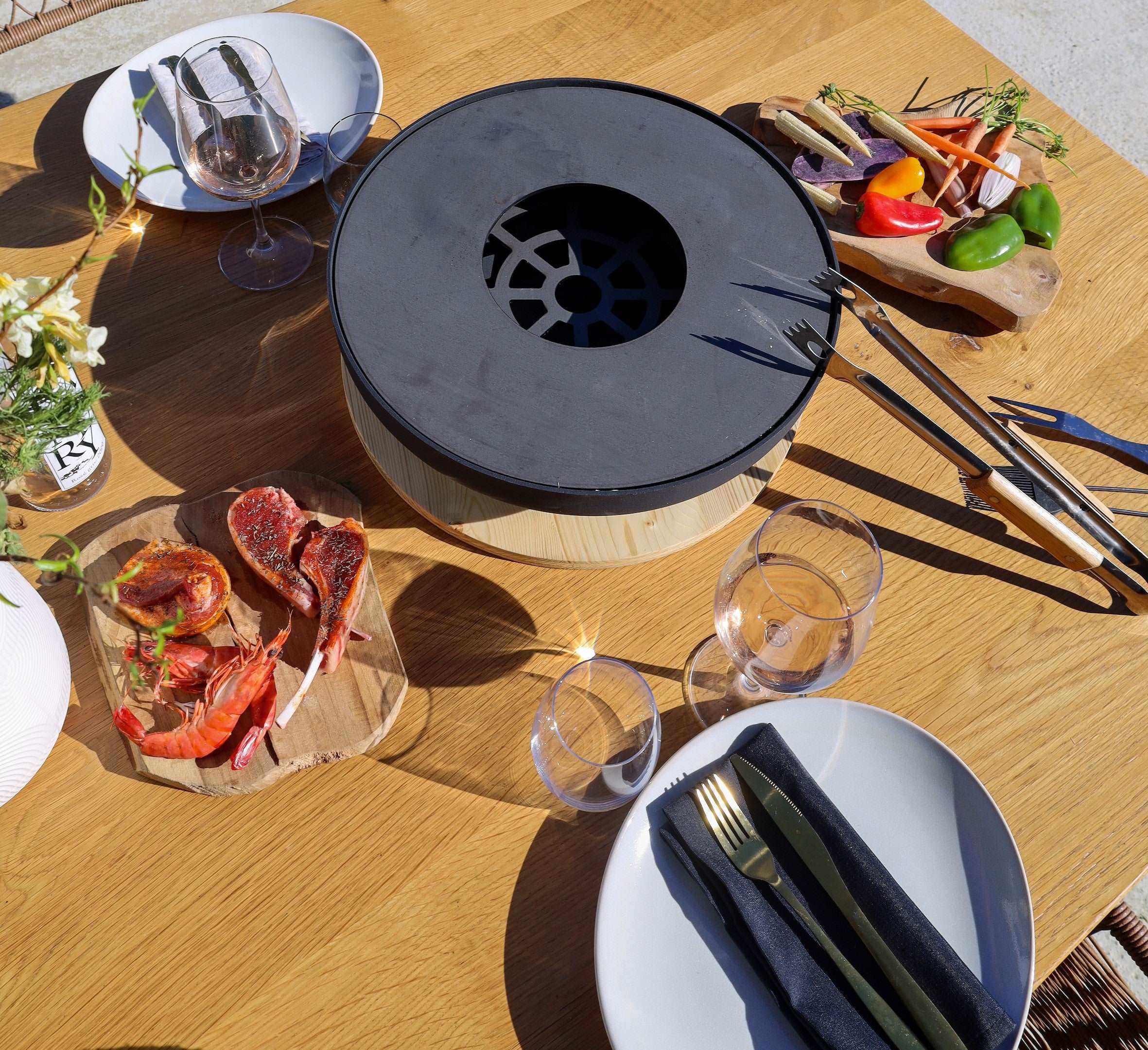 Brasero de table