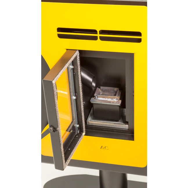 Poêle à Granulés Etanche EMAFLAM LUNA BLANC 5.6 kW