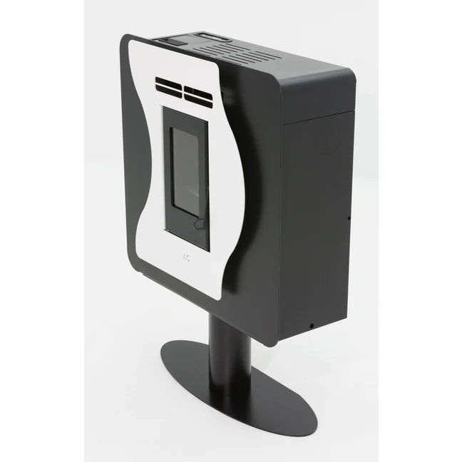 Poêle à Granulés Etanche EMAFLAM LUNA BLANC 5.6 kW