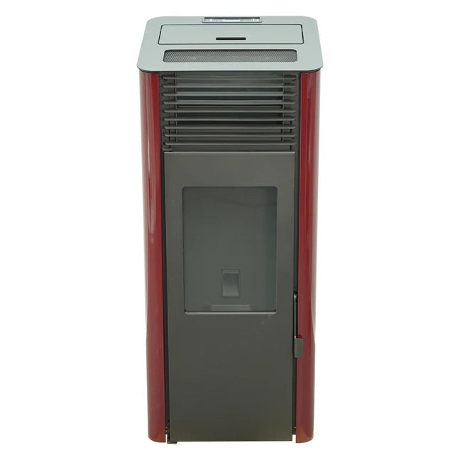 Poêle à granulés Etanche Connecté - EMAFLAM REVA - 8.2 kW Bordeaux