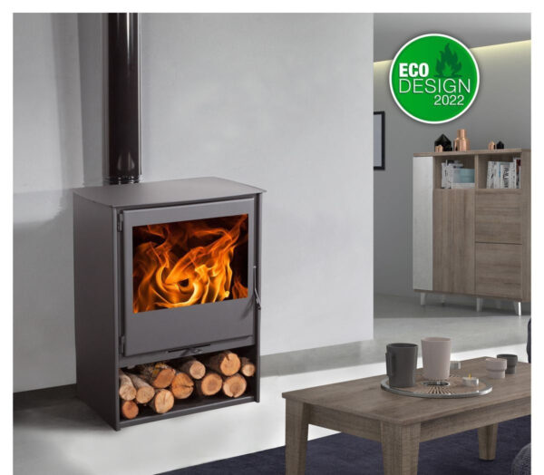 JUAN PANADERO POÊLE À BOIS MILANO TITANIUM 8 KW – Image 3