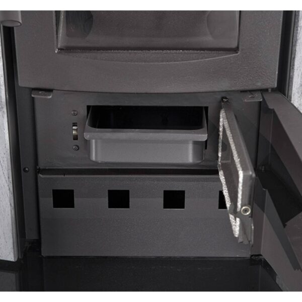 POELE A BOIS ESTER FORNO EVO PIERRE NATURELLE 9.5KW – Image 3